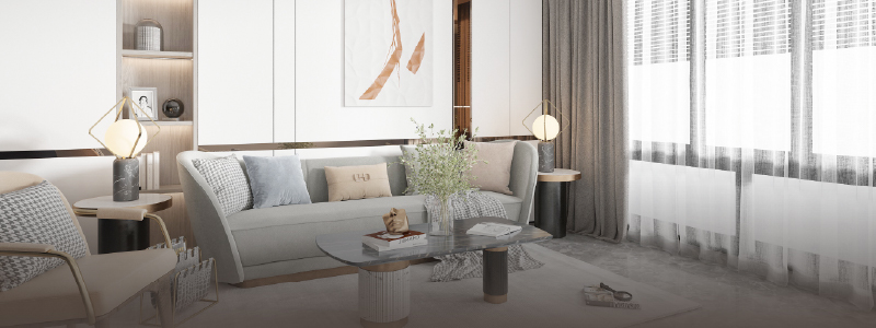 挑高客廳，彰顯不凡